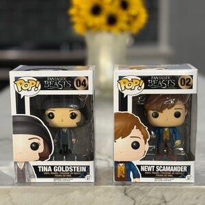 Funko Pop! Tina Goldstein and Newt Scamander Same Day Shipping Fantastic Beasts